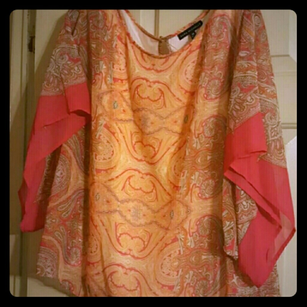 Peach and Cream Blouse